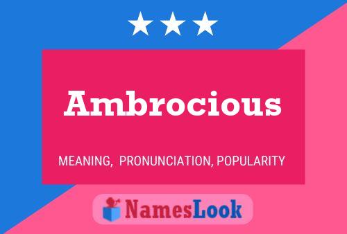 Ambrocious Naam Poster