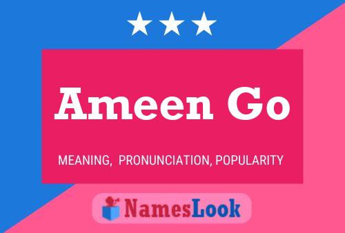 Ameen Go Naam Poster