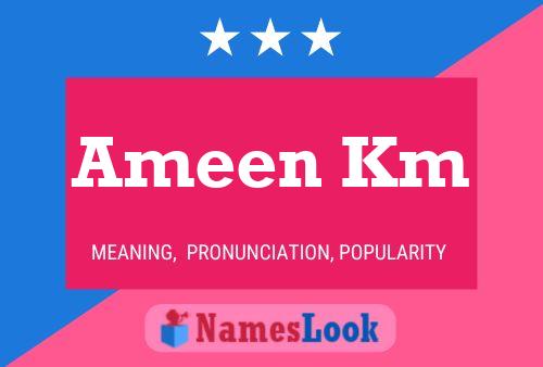 Ameen Km Naam Poster