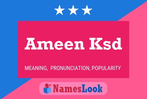 Ameen Ksd Naam Poster