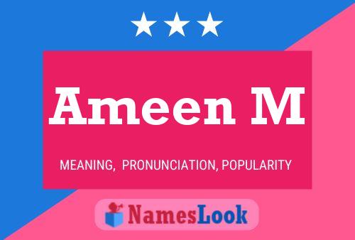 Ameen M Naam Poster