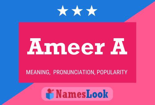 Ameer A Naam Poster