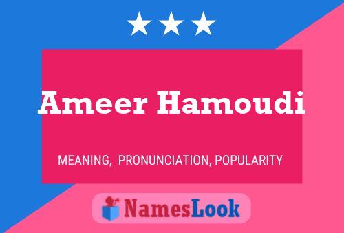 Ameer Hamoudi Naam Poster