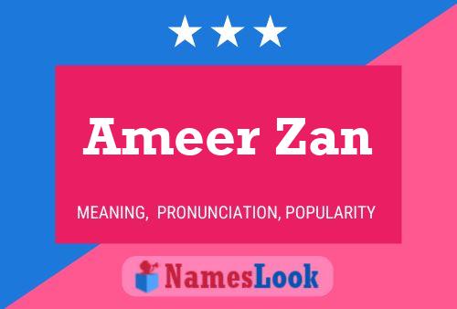 Ameer Zan Naam Poster