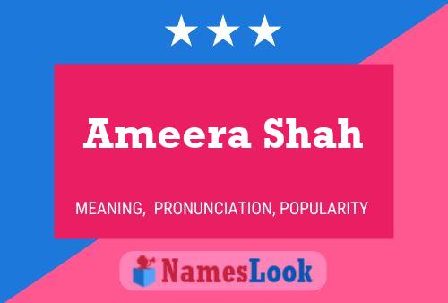 Ameera Shah Naam Poster