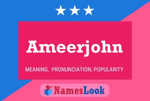 Ameerjohn Naam Poster