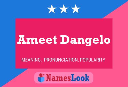 Ameet Dangelo Naam Poster