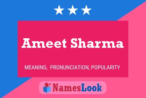 Ameet Sharma Naam Poster