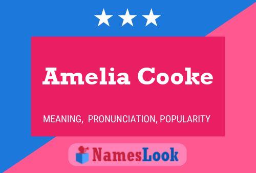 Amelia Cooke Naam Poster