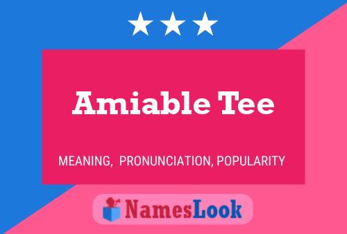 Amiable Tee Naam Poster