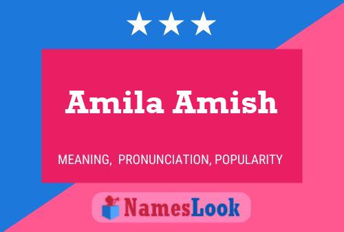 Amila Amish Naam Poster