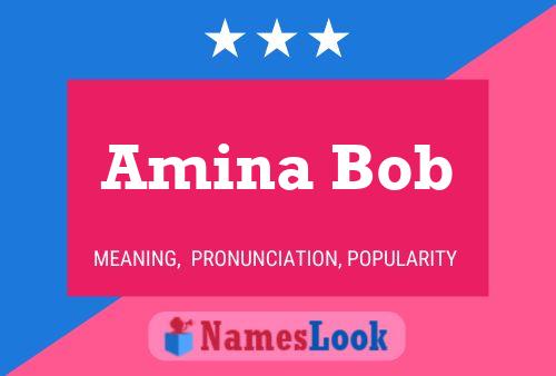 Amina Bob Naam Poster