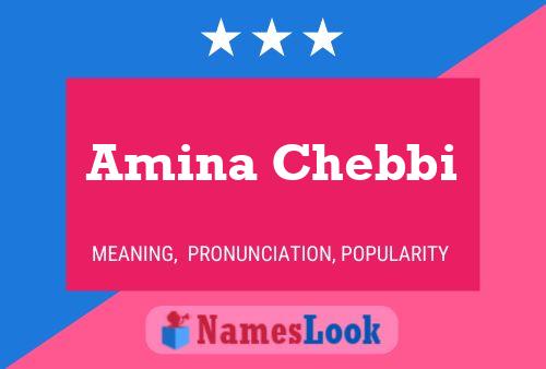 Amina Chebbi Naam Poster