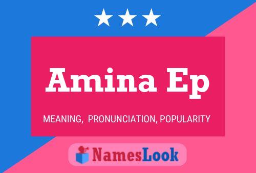 Amina Ep Naam Poster