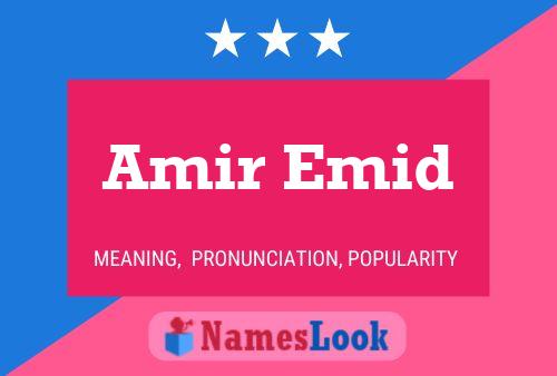 Amir Emid Naam Poster