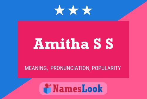 Amitha S S Naam Poster