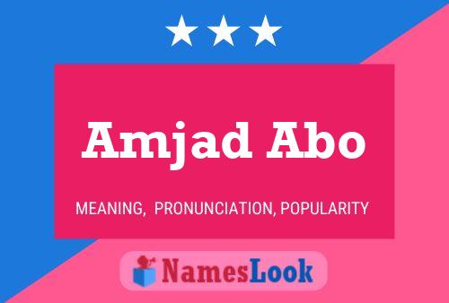 Amjad Abo Naam Poster