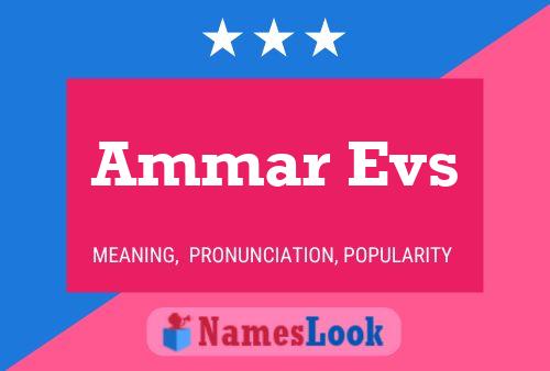 Ammar Evs Naam Poster