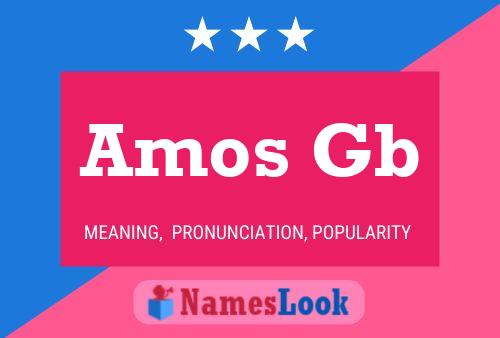 Amos Gb Naam Poster