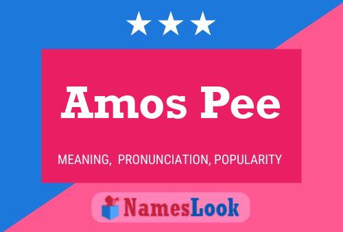 Amos Pee Naam Poster