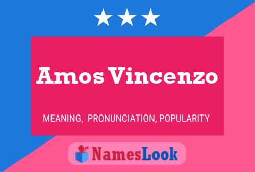 Amos Vincenzo Naam Poster