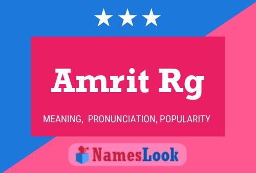 Amrit Rg Naam Poster