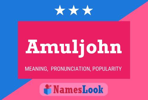 Amuljohn Naam Poster