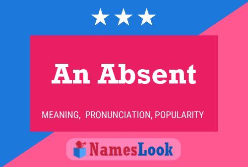 An Absent Naam Poster