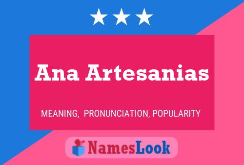 Ana Artesanias Naam Poster