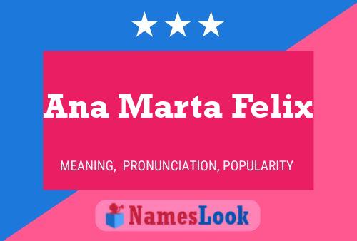 Ana Marta Felix Naam Poster