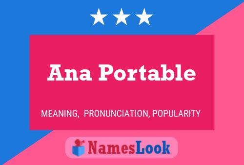 Ana Portable Naam Poster