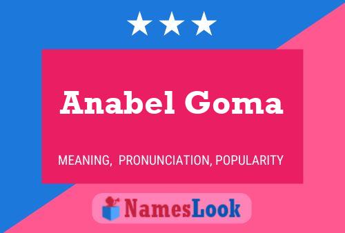 Anabel Goma Naam Poster