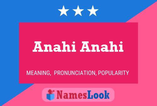 Anahi Anahi Naam Poster