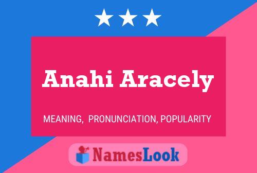 Anahi Aracely Naam Poster