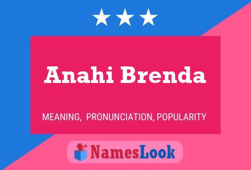 Anahi Brenda Naam Poster