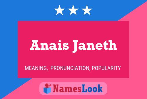 Anais Janeth Naam Poster