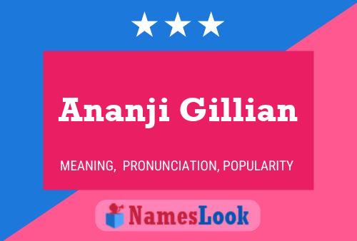 Ananji Gillian Naam Poster