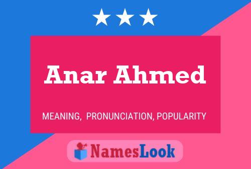 Anar Ahmed Naam Poster