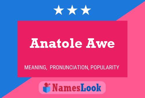 Anatole Awe Naam Poster