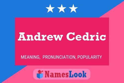 Andrew Cedric Naam Poster