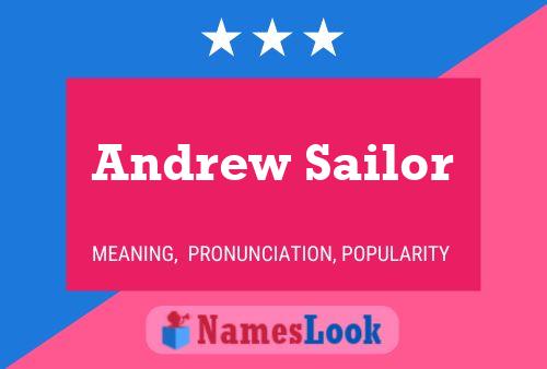 Andrew Sailor Naam Poster