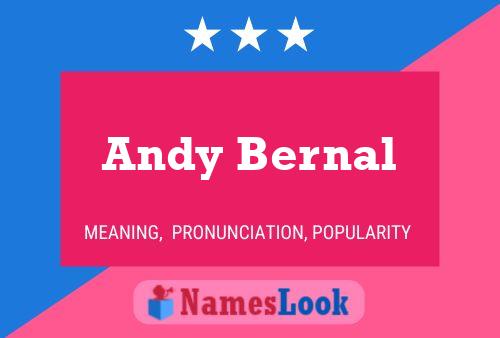 Andy Bernal Naam Poster