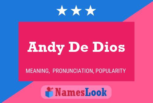 Andy De Dios Naam Poster