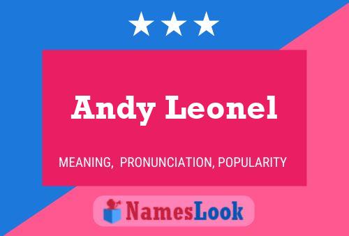 Andy Leonel Naam Poster