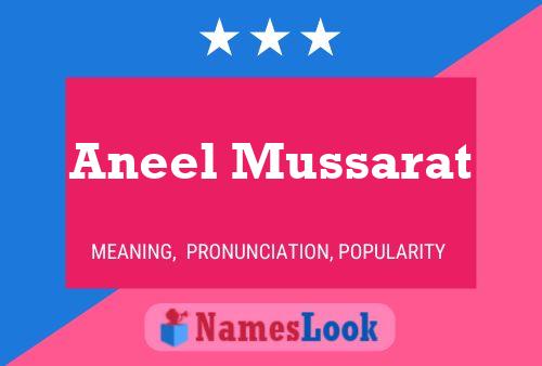 Aneel Mussarat Naam Poster