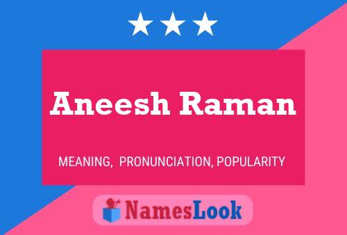 Aneesh Raman Naam Poster