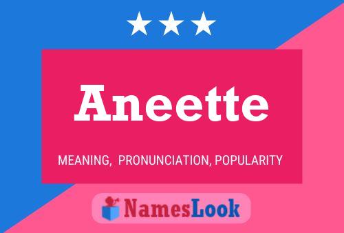 Aneette Naam Poster