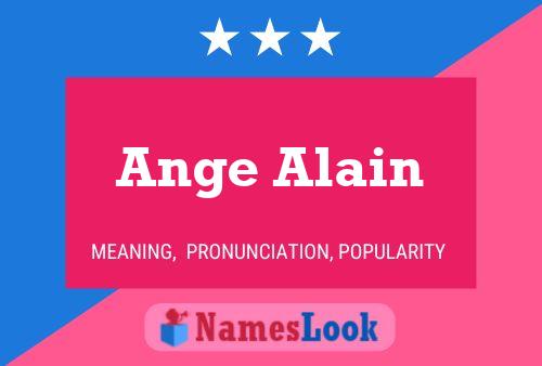 Ange Alain Naam Poster