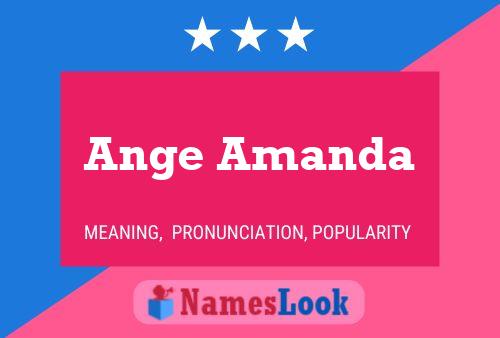 Ange Amanda Naam Poster