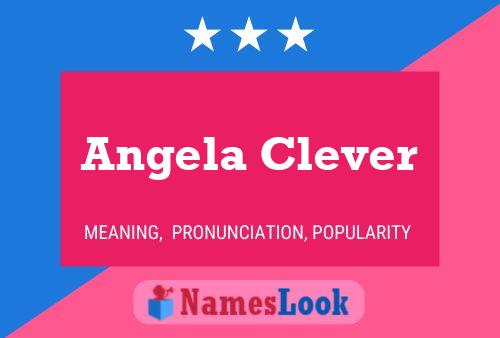 Angela Clever Naam Poster